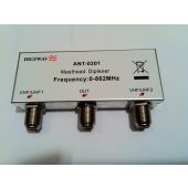 TV antenna Combiner ANT 0201 UHF/VHF 2 in 1 out Diplexer for TV Antenna  (0 - 862 MHZ) ANT0201
