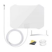 ANTOP Paper Thin Indoor HDTV Antenna with Table Stand - 35 Mile AT-133
