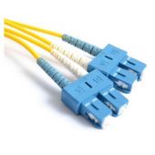 FIS Duplex 3mm SM SMF-28 Ultra Fiber Patch Cable with SC/UPC Connectors - 5M