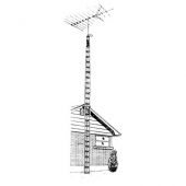 Wade Antenna DMXB-03 28' Bracketed Tower Package DMXB-03