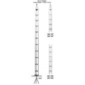 TACO Wade Delhi Communications GN Series GN16T and GN16S Tubular Tower 20 Feet Antenna Tower
