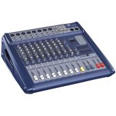 PylePro PMX808 8 Channel 600 Watts Digital Powered Stereo Mixer W/DSP