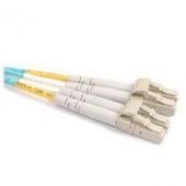 FIS Duplex 1.6mm MM 50 Micrometer OM3 Fiber Patch Cable with LC/PC Connectors - 10M
