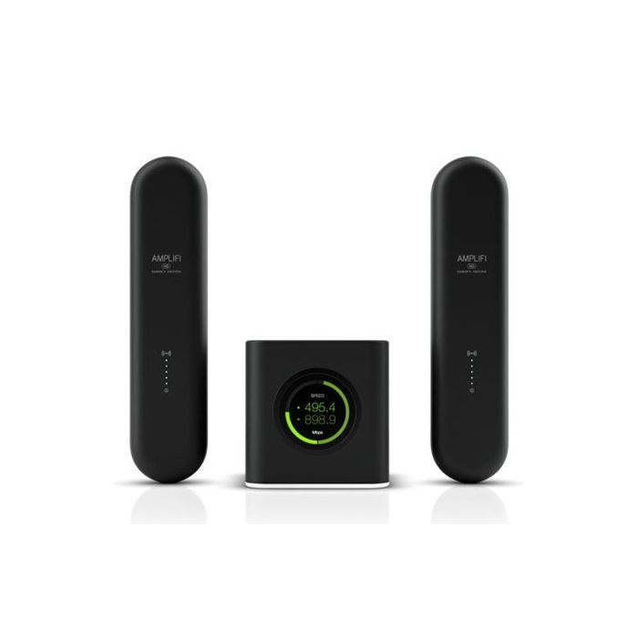 AmpliFi Whole Home Mesh WiFi System with Router and Two Mesh Points Gamer Edition with Low Latency Gaming Performance  AFI-G