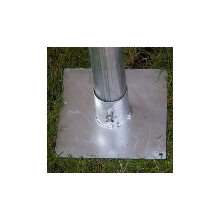 SURECONX HEAVY DUTY BASE PLATE FOR TELESCOPING ANTENNA MAST