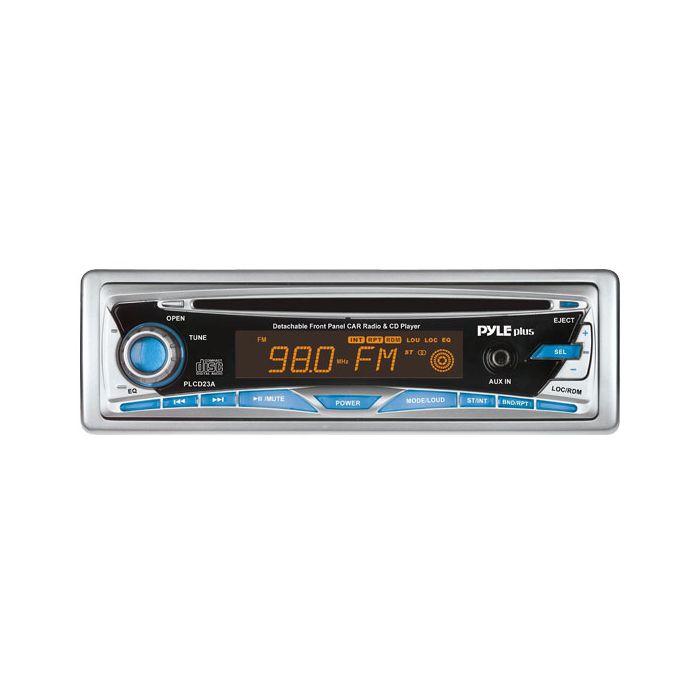 Pyle  PLCD23A  AM/FM-MPX Manual Tune Radio CD Player w/ Detachable Face