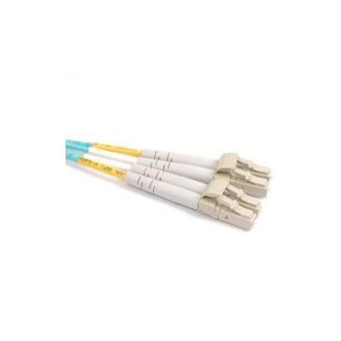 FIS Duplex 1.6mm MM 50 Micrometer OM3 Fiber Patch Cable with LC/PC Connectors - 5M