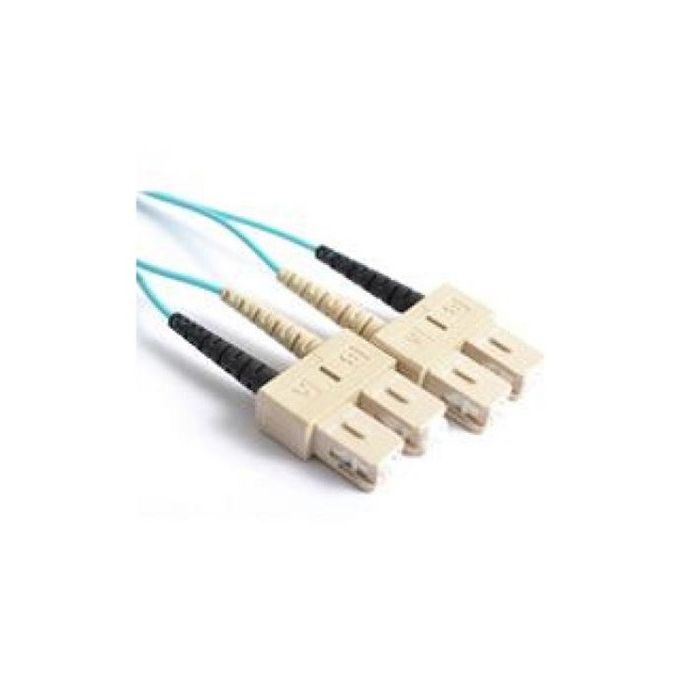 FIS Duplex 1.6mm MM 50 Micrometer OM3 Fiber Patch Cable with SC/PC Connectors - 5M